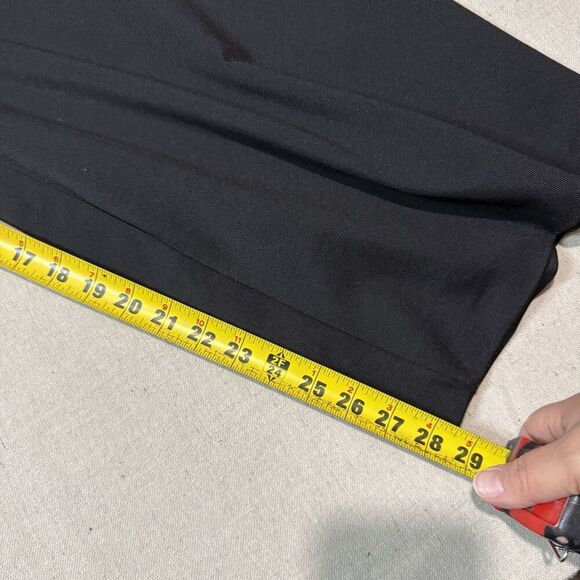 H&M Womens XL Black Linen-Like Wide Leg Pants With Pockets And Stretch Waistband - Picture 4 of 6